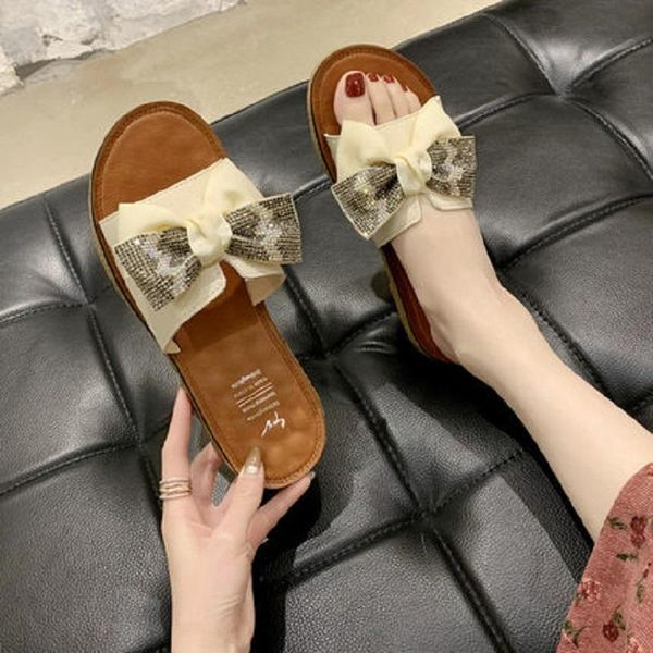 slippers women summer ribbon bow indoor non-slip 2021 sandals and for outer wear women's shoes, Black
slippers women summer ribbon bow indoor non-slip 2021 sandals and for outer wear women's shoes, Black