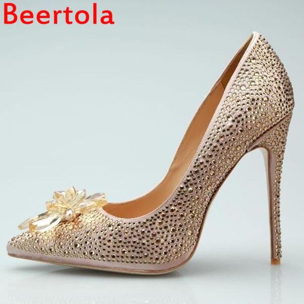 dress shoes brand beertola women's pumps bling crystal flowers ladies 2021 high heels diamond pointed toe party wedding big size, Black
dress shoes brand beertola women's pumps bling crystal flowers ladies 2021 high heels diamond pointed toe party wedding big size, Black