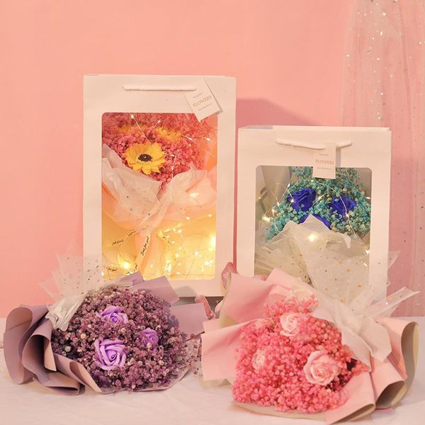 light gypsophila dried flower eternal life bouquet soap for friend valentine's day gift wedding party home decor decorative flowers & w
light gypsophila dried flower eternal life bouquet soap for friend valentine's day gift wedding party home decor decorative flowers & w