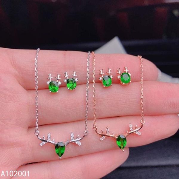 fine jewelry natural diopside 925 sterling silver women pendant necklace chain earrings set support test luxury bracelet, &, Black
fine jewelry natural diopside 925 sterling silver women pendant necklace chain earrings set support test luxury bracelet, &, Black