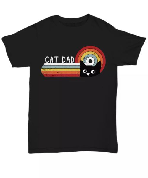 cat dad t-shirt for men kitten cat lover father daddy gift tee vintage retro, White;black
cat dad t-shirt for men kitten cat lover father daddy gift tee vintage retro, White;black