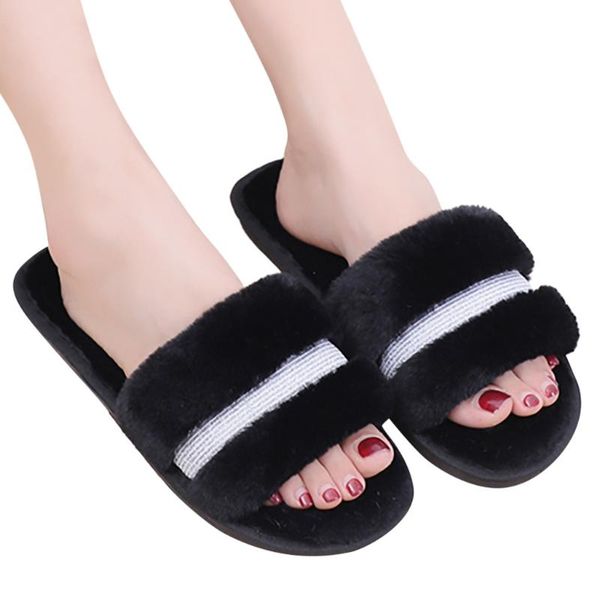 slippers sagace women stitching color cotton fabric flock warm indoor plush round head low slope slip-on winter, Black
slippers sagace women stitching color cotton fabric flock warm indoor plush round head low slope slip-on winter, Black