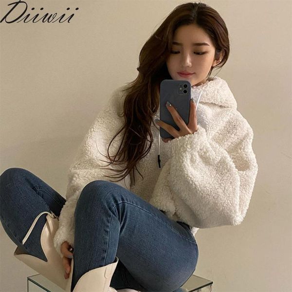 diiwii womens autumn winter hoodie fashion pull over hooded rope casual short lamb wool warm women's jackets, Black;brown
diiwii womens autumn winter hoodie fashion pull over hooded rope casual short lamb wool warm women's jackets, Black;brown