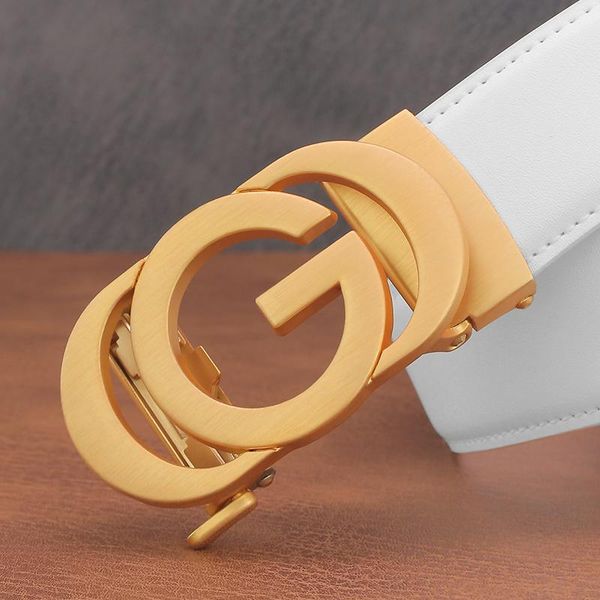 belts fashion white belt male letter g automatic buckle designer men's leather luxury casual high quality, Black;brown
belts fashion white belt male letter g automatic buckle designer men's leather luxury casual high quality, Black;brown