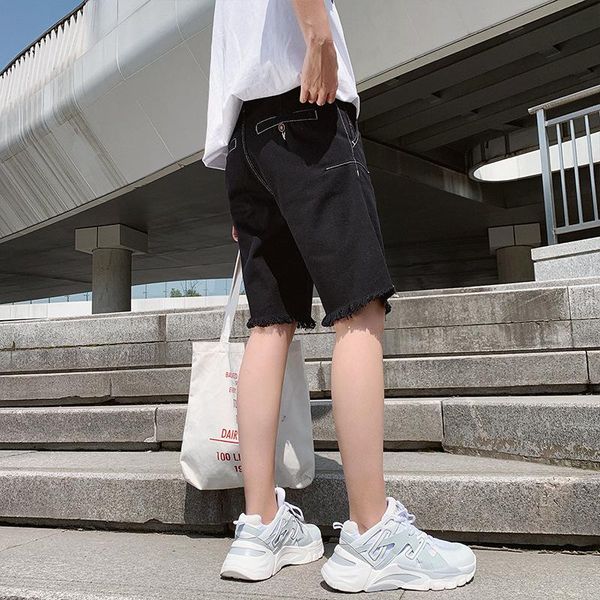 men's shorts summer leisure stretch ripped short jeans fashion casual slim fit cotton breathable denim male clothes, White;black
men's shorts summer leisure stretch ripped short jeans fashion casual slim fit cotton breathable denim male clothes, White;black
