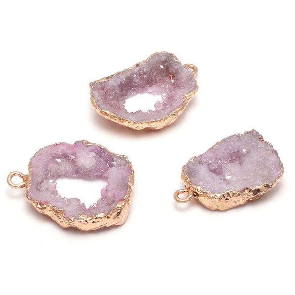 charms natural stone pink crystal cluster pendants irregular shape exquisite charm for jewelry making diy necklace earring accessories, Bronze;silver
charms natural stone pink crystal cluster pendants irregular shape exquisite charm for jewelry making diy necklace earring accessories, Bronze;silver