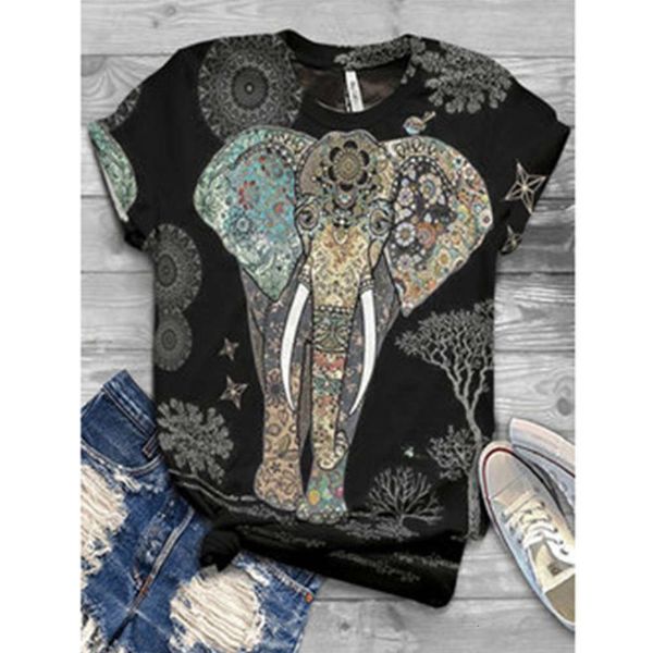 women's t-shirt 2021 round neck short sleeve animal print loose casual for women sxe8, White
women's t-shirt 2021 round neck short sleeve animal print loose casual for women sxe8, White