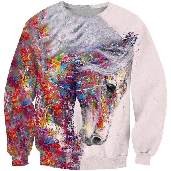 men's hoodies & sweatshirts cloocl horse series animal design 3d print men clothing long sleeve casual pullover harajuku streetwear, Black
men's hoodies & sweatshirts cloocl horse series animal design 3d print men clothing long sleeve casual pullover harajuku streetwear, Black