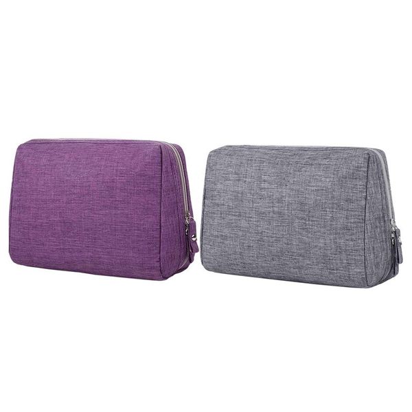 storage bags 2pcs small makeup bag for purse travel pouch mini cosmetic women girls - purple & gray
storage bags 2pcs small makeup bag for purse travel pouch mini cosmetic women girls - purple & gray