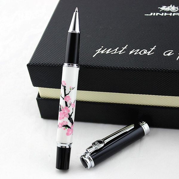 executive white porcelain roller ball pen plum blossom printed luxury metal rollerball ballpoint pens, Blue;orange
executive white porcelain roller ball pen plum blossom printed luxury metal rollerball ballpoint pens, Blue;orange