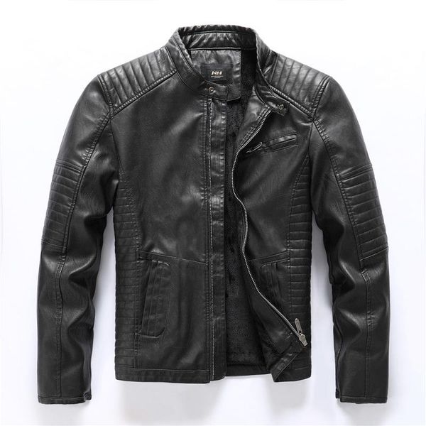 men's fur & faux moto leather jacket men 2021 casual fleece coats male autumn winter outwear fashion pleated warm jackets, Black
men's fur & faux moto leather jacket men 2021 casual fleece coats male autumn winter outwear fashion pleated warm jackets, Black