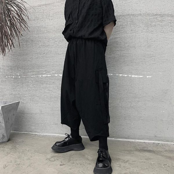 summer dress dark black ins men's loose large pocket casual pants middle youth fashion harem capris
summer dress dark black ins men's loose large pocket casual pants middle youth fashion harem capris