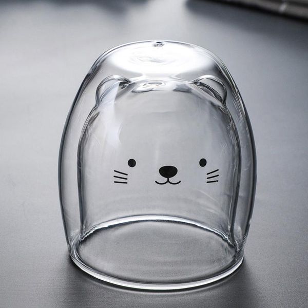 party favor 300ml gift cup creative cute bear double-layer coffee mug cartoon baby duckling animal milk glass lady
party favor 300ml gift cup creative cute bear double-layer coffee mug cartoon baby duckling animal milk glass lady