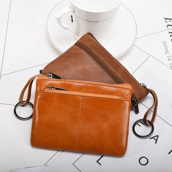 mini purse for men wallet women leather zipper vintage short lady small slim female women's male thin wallets, Red;black
mini purse for men wallet women leather zipper vintage short lady small slim female women's male thin wallets, Red;black