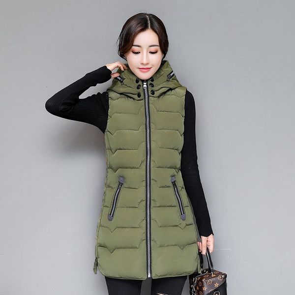 women's vests kuyomens autumn winter vest women waistcoat female sleeveless jacket hood warm long colete feminino plus size 5xl, Black;white
women's vests kuyomens autumn winter vest women waistcoat female sleeveless jacket hood warm long colete feminino plus size 5xl, Black;white