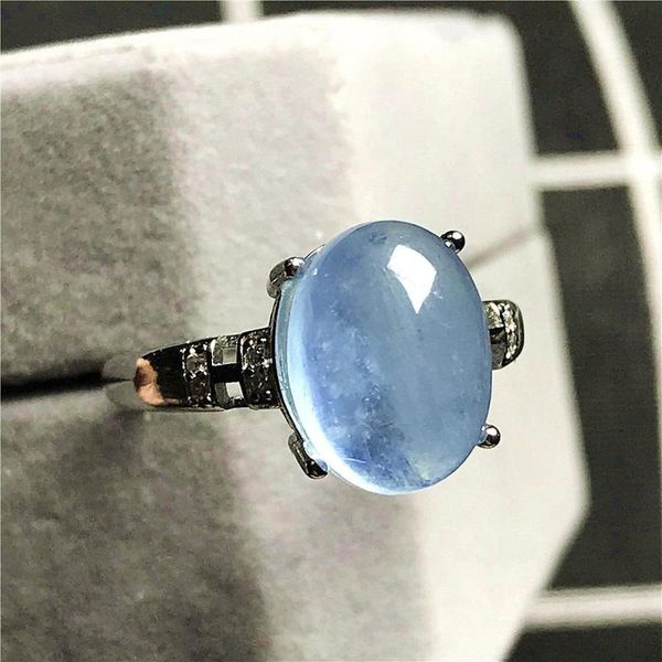 cluster rings natural blue aquamarine ring jewelry for woman man clear crystal ocean 11x8mm beads silver gemstone adjustable size, Golden;silver
cluster rings natural blue aquamarine ring jewelry for woman man clear crystal ocean 11x8mm beads silver gemstone adjustable size, Golden;silver