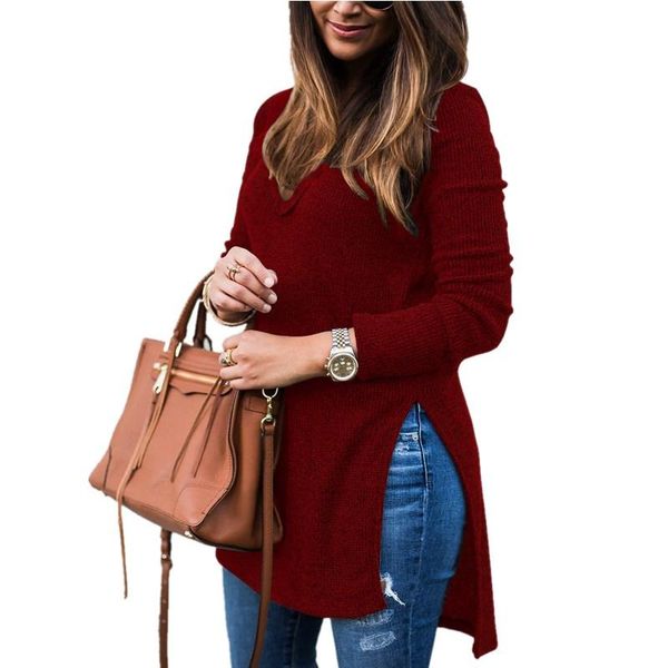 women's sweaters oufisun 2021 autumn winter fashion v-neck long sleeve pullover solid loose casual knitted sweater ladies plus size, White;black
women's sweaters oufisun 2021 autumn winter fashion v-neck long sleeve pullover solid loose casual knitted sweater ladies plus size, White;black