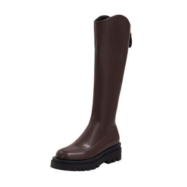 winter knee high boots women designer round toe low heels shoes soft natural genuine leather party wedding fashion luxury platform lady waro, Black
winter knee high boots women designer round toe low heels shoes soft natural genuine leather party wedding fashion luxury platform lady waro, Black