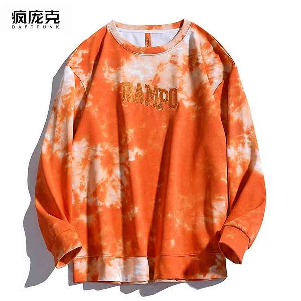 new 2021 spring new guochao tie dyed sweater men's loose korean versatile couple coat fashion, Black
new 2021 spring new guochao tie dyed sweater men's loose korean versatile couple coat fashion, Black