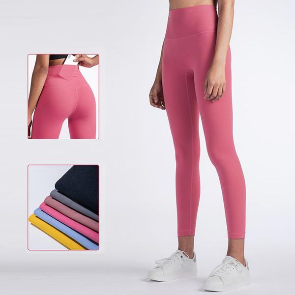 women's leggings high waist naked feeling fitness female full length 19 colors running pants formfitting girls gym sports, Black
women's leggings high waist naked feeling fitness female full length 19 colors running pants formfitting girls gym sports, Black