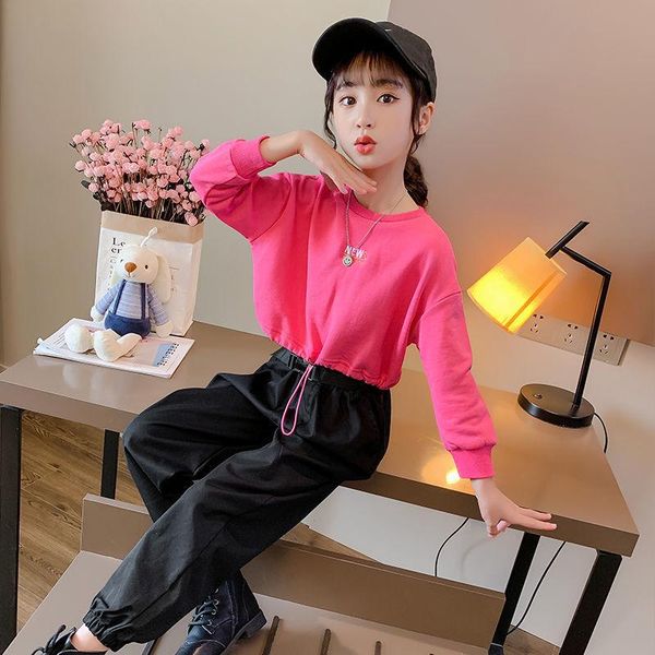 clothing sets 2021 kids girls clothes long sleeve t-shirts + pants spring autumn children's teenage for 7 8 10 12 14 t 2 colors, White
clothing sets 2021 kids girls clothes long sleeve t-shirts + pants spring autumn children's teenage for 7 8 10 12 14 t 2 colors, White