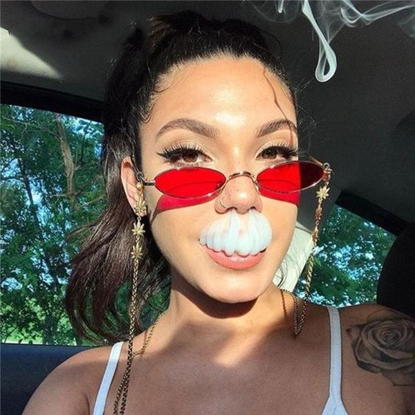 sunglasses retro small oval women vintage brand shades black red metal color sun glasses for female fashion designer lunette, White;black
sunglasses retro small oval women vintage brand shades black red metal color sun glasses for female fashion designer lunette, White;black