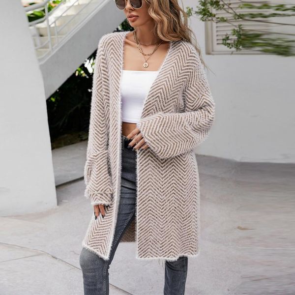 women's knits & tees autumn winter cardigan women solid color long sleeve loose casual knitwear cardigans sweater thick warm coat femal, White
women's knits & tees autumn winter cardigan women solid color long sleeve loose casual knitwear cardigans sweater thick warm coat femal, White