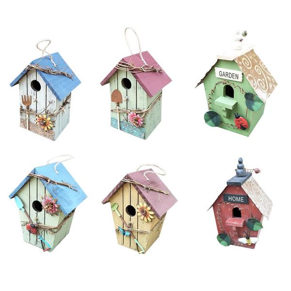 small animal supplies cute wooden bird house hanging rainproof feeder decorative for chickadees sparrows
small animal supplies cute wooden bird house hanging rainproof feeder decorative for chickadees sparrows