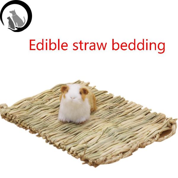 small animal supplies pet hamster grass mat edible natural hand-woven chew straw toy for guinea pig cage bed house pad
small animal supplies pet hamster grass mat edible natural hand-woven chew straw toy for guinea pig cage bed house pad