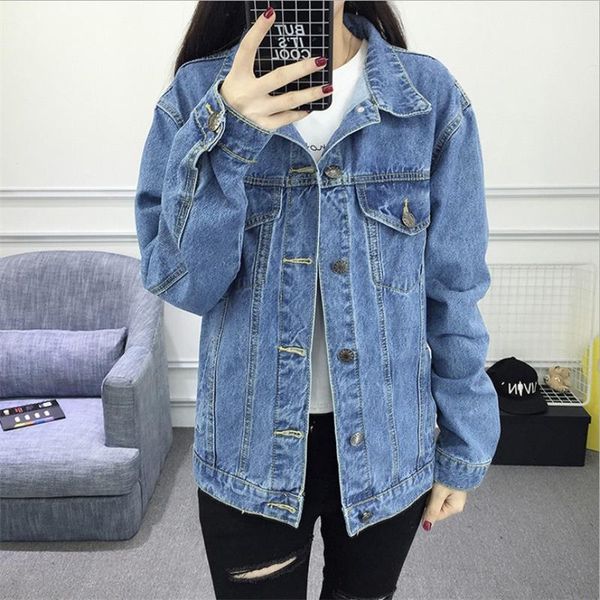 women's jackets 2021 autumn denim women long sleeve bomber jacket casual jean coat female vintage outwear plus size 5xl, Black;brown
women's jackets 2021 autumn denim women long sleeve bomber jacket casual jean coat female vintage outwear plus size 5xl, Black;brown