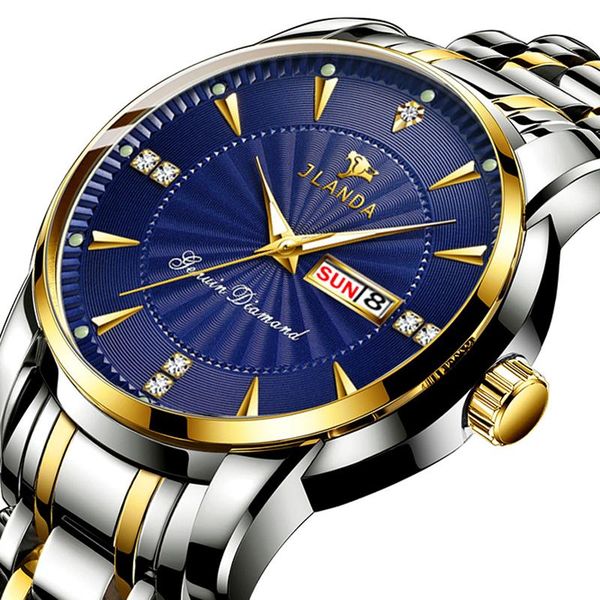 wristwatches jlanda men watches fashion casual watch male stainless steel waterproof quartz wristwatch relogio masculino, Slivery;brown
wristwatches jlanda men watches fashion casual watch male stainless steel waterproof quartz wristwatch relogio masculino, Slivery;brown
