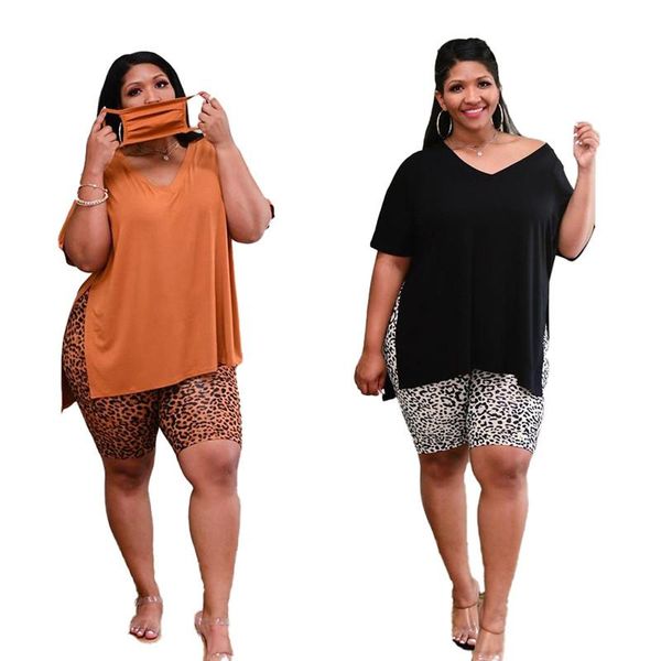 women's tracksuits leopard print short sleeve shirt and shorts suit two 2 piece sets active tracksuit sporty summer outfits, Gray
women's tracksuits leopard print short sleeve shirt and shorts suit two 2 piece sets active tracksuit sporty summer outfits, Gray