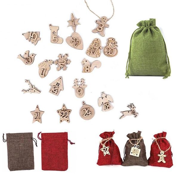 christmas decorations advent pendant burlap gift bag wooden digital 24 days calendar diy embellishments with clips
christmas decorations advent pendant burlap gift bag wooden digital 24 days calendar diy embellishments with clips