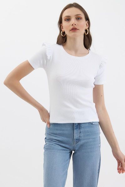 women's t-shirt women frilly white camisole t-shirts sport stylish 2021 fashion
women's t-shirt women frilly white camisole t-shirts sport stylish 2021 fashion