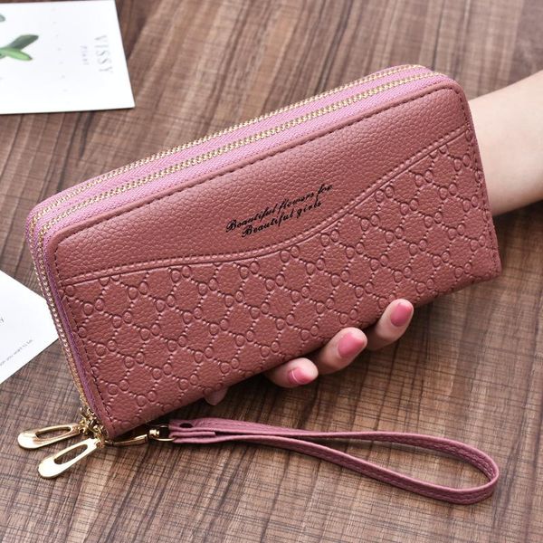 wallets ladies wallet european and american long large-capacity double zipper clutch female bag, Red;black
wallets ladies wallet european and american long large-capacity double zipper clutch female bag, Red;black