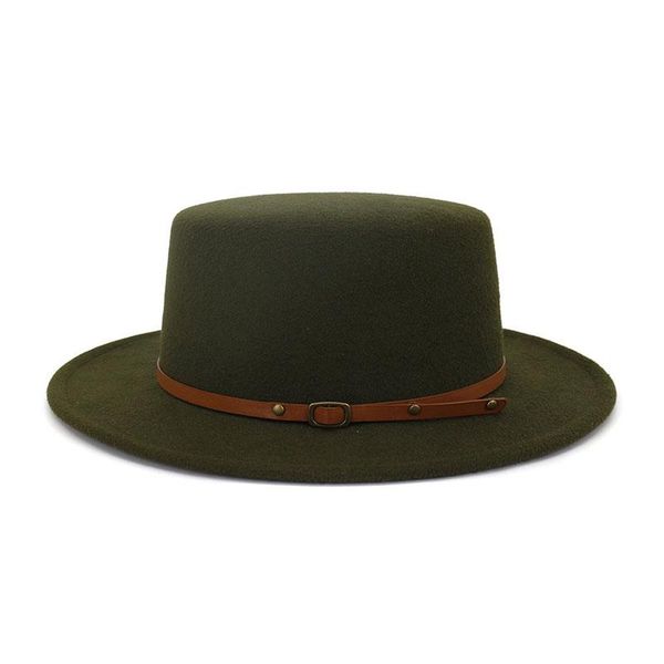 wide brim hats women's cap autumn winter for men fedoras fashion 2021 jazz hat european american bowler vintage buckle strap round, Blue;gray
wide brim hats women's cap autumn winter for men fedoras fashion 2021 jazz hat european american bowler vintage buckle strap round, Blue;gray