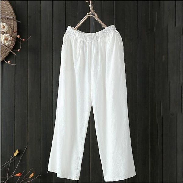women's pants & capris 100% cotton plus size women summer elastic waist loose casual white wide leg pocket linen trousers, Black;white
women's pants & capris 100% cotton plus size women summer elastic waist loose casual white wide leg pocket linen trousers, Black;white