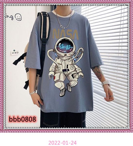 summer casual loose t shirts short men women tee o-neck streetwear cotton male clothes print cartoon astronaut, White;black
summer casual loose t shirts short men women tee o-neck streetwear cotton male clothes print cartoon astronaut, White;black