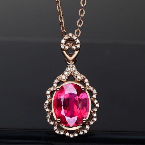 chokers european and american temperament pigeon blood red simulated tourmaline hollow out pendant women's, Golden;silver
chokers european and american temperament pigeon blood red simulated tourmaline hollow out pendant women's, Golden;silver