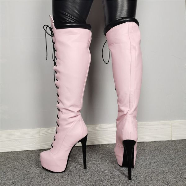 boots ol omm female platform on the knee stiletto high heels round toe pink party shoes plus me size 5-15 bs1a, Black
boots ol omm female platform on the knee stiletto high heels round toe pink party shoes plus me size 5-15 bs1a, Black