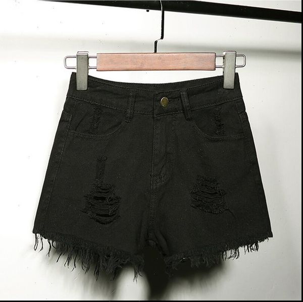 womens shorts jean denim mini short ripped hole fringe jeans shorty femme women plus size 6xl black white blue, White;black
womens shorts jean denim mini short ripped hole fringe jeans shorty femme women plus size 6xl black white blue, White;black