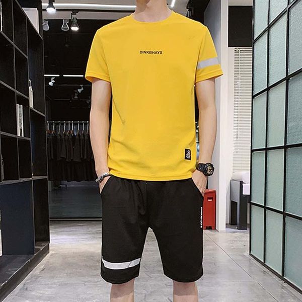 men's tracksuits mens sets have leisure summer clothes short sleeve t-shirt and shorts suit arbitrary match 2021 chic two piece set men, Gray
men's tracksuits mens sets have leisure summer clothes short sleeve t-shirt and shorts suit arbitrary match 2021 chic two piece set men, Gray