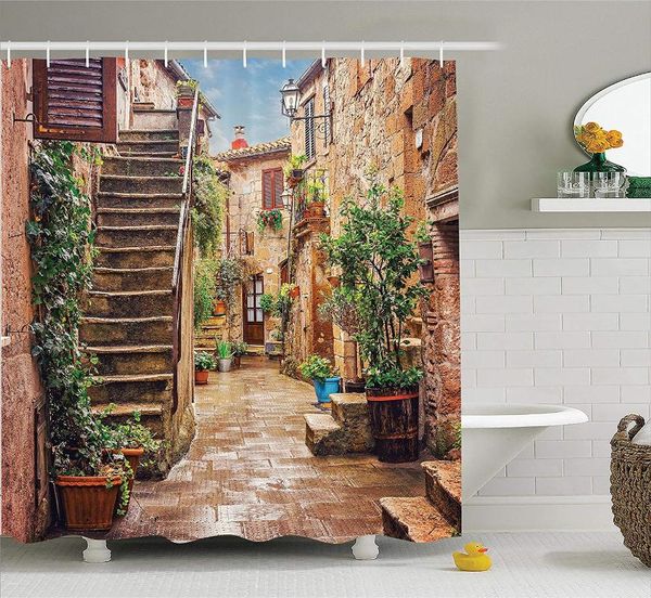 shower curtains tuscan decor curtain mediterranean street with houses in italian city rural culture print fabric bathroom set hooks
shower curtains tuscan decor curtain mediterranean street with houses in italian city rural culture print fabric bathroom set hooks