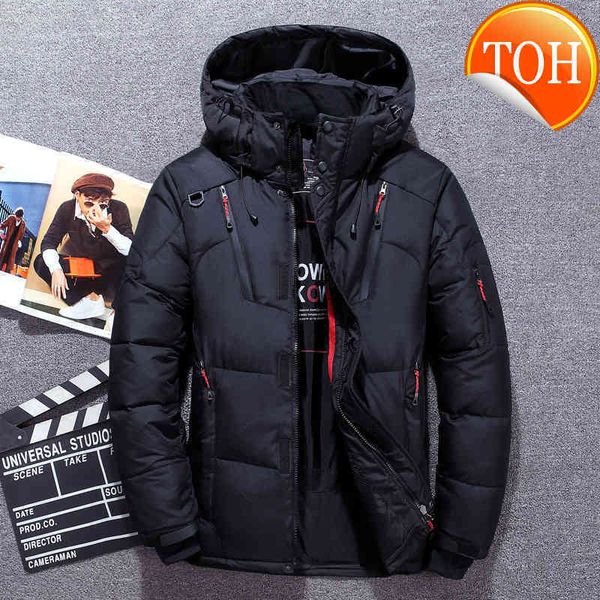 white -20 men's degree winter duck down jacket warm hooded thick puffer parkas coat male casual thermal parka men m-4xl, Black
white -20 men's degree winter duck down jacket warm hooded thick puffer parkas coat male casual thermal parka men m-4xl, Black
