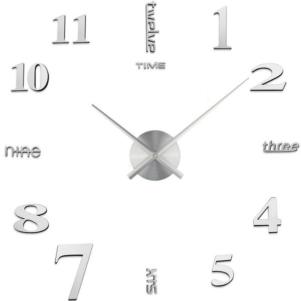wall clocks modern design large clock 3d diy quartz fashion watches acrylic mirror stickers living room home decor horloge
wall clocks modern design large clock 3d diy quartz fashion watches acrylic mirror stickers living room home decor horloge