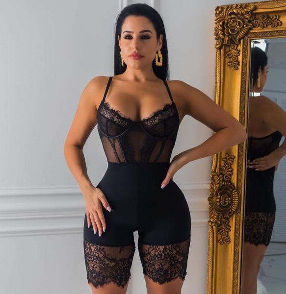 women's swimwear 2021 fashion cartilage corset, lace stitching sling jumpsuit, White;black
women's swimwear 2021 fashion cartilage corset, lace stitching sling jumpsuit, White;black