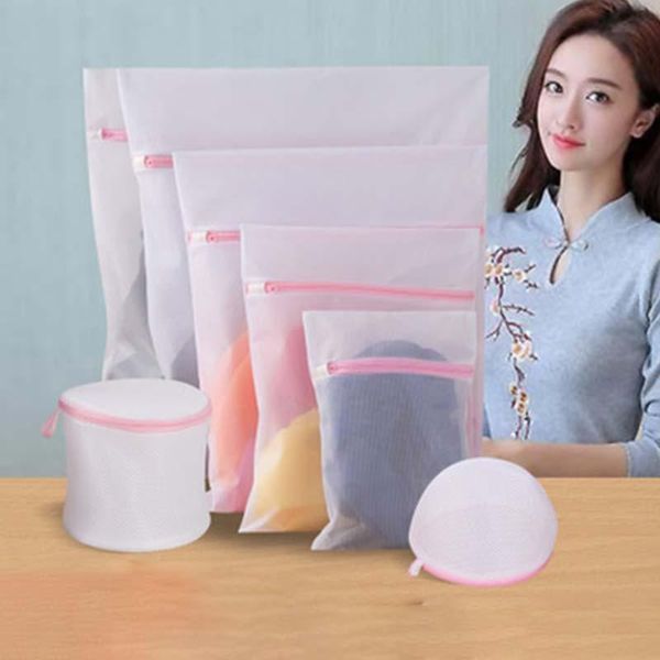 laundry bags thickening fine mesh bag lingerie bras socks travel washing machine cleaning bathroom accessories fp8
laundry bags thickening fine mesh bag lingerie bras socks travel washing machine cleaning bathroom accessories fp8