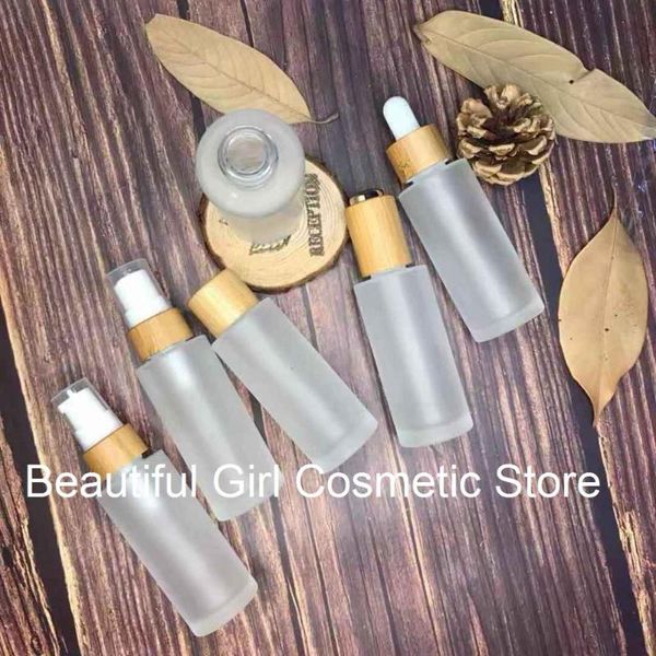 storage bottles & jars nature eco-friendly luxury custom bamboo lid frosted glass skincare cosmetic bottle 30ml skin care lotion airless
storage bottles & jars nature eco-friendly luxury custom bamboo lid frosted glass skincare cosmetic bottle 30ml skin care lotion airless