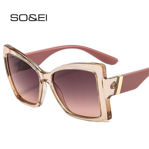 sunglasses so&ei retro oversized cat eye women fashion gradient eyewear shades uv400 men trending champagne sun glasses, White;black
sunglasses so&ei retro oversized cat eye women fashion gradient eyewear shades uv400 men trending champagne sun glasses, White;black
