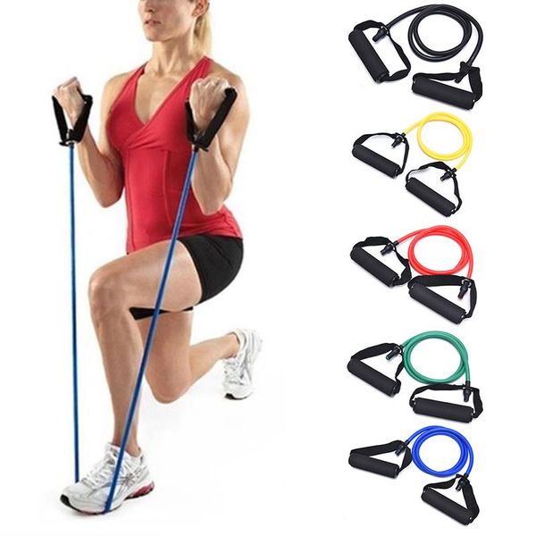 120cm fitness resistance bands gym equipment elastic for yoga pull rope workout home excerciser training 5 levels
120cm fitness resistance bands gym equipment elastic for yoga pull rope workout home excerciser training 5 levels